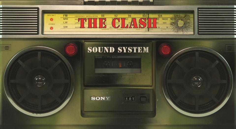 This box set cover image released by Sony Music Entertainment shows "Sound System," by The Clash. (AP Photo/Sony Music Entertainment)