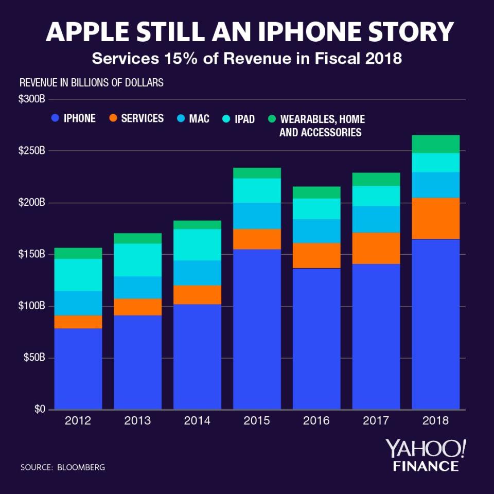 Apple revenue breakdown