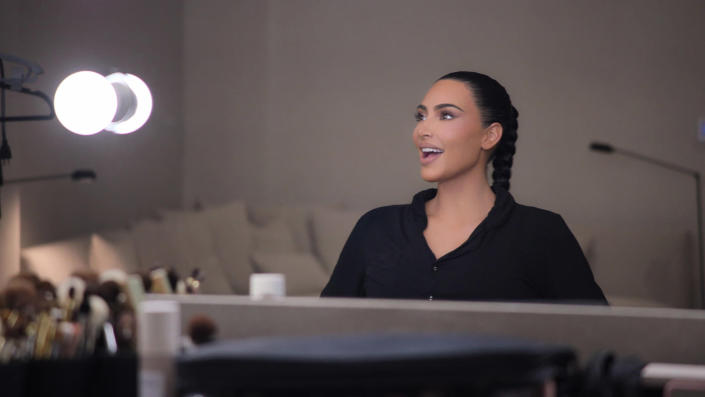 Kim seen on "The Kardashians" episode 101<span class="copyright">Hulu</span>