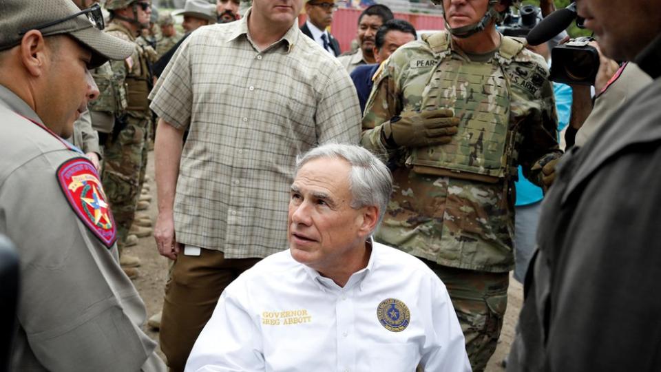 Greg Abbott, gobernador de Texas.