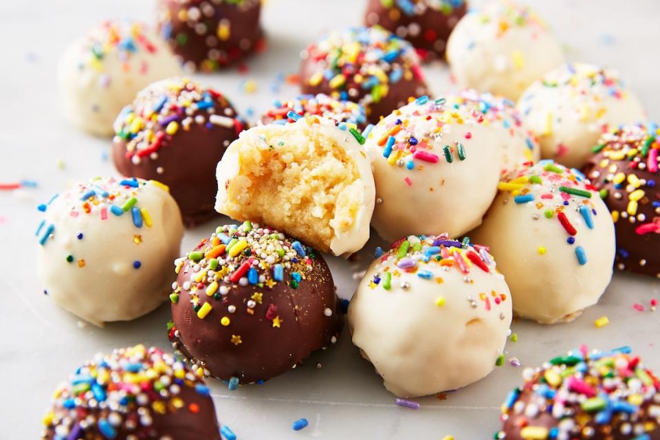 Chocolate-Covered Cake Balls