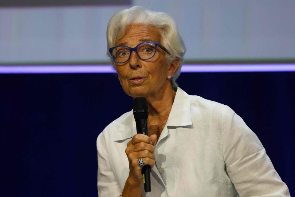 ECB President Christine Lagarde   (AFP via Getty Images)