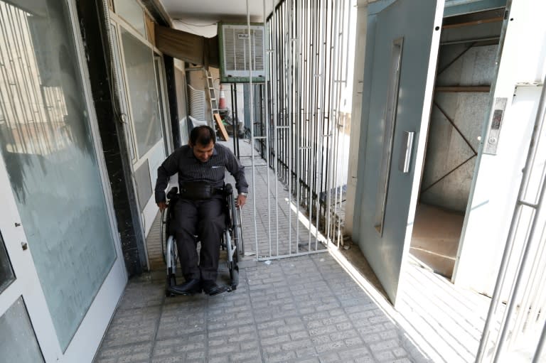 Computer teacher Behnam Soleimani says many public spaces in Tehran are simply inaccessible for wheelchair users