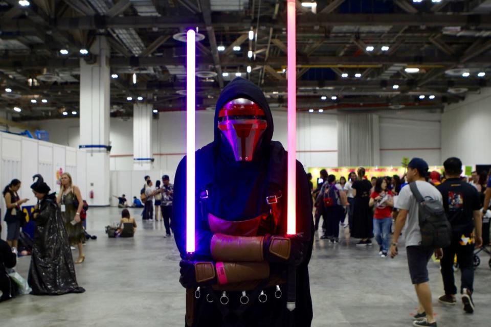 A Star Wars cosplayer. (Photo: Sharlene Sankaran/ Yahoo Newsroom)