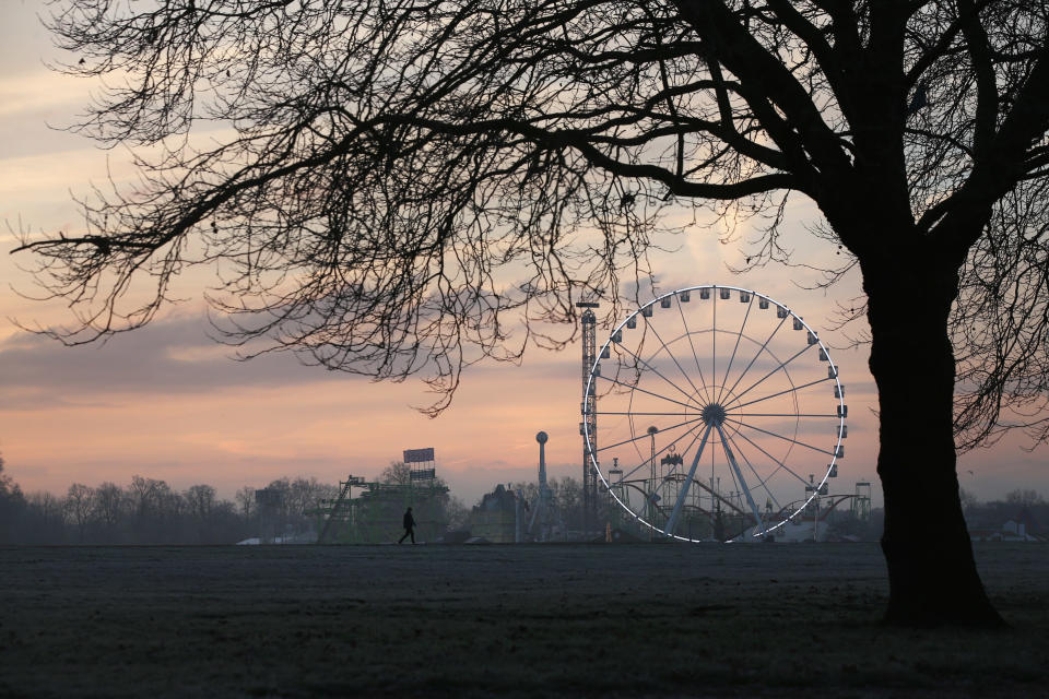 Freezing Fog And Frost Hit The UK