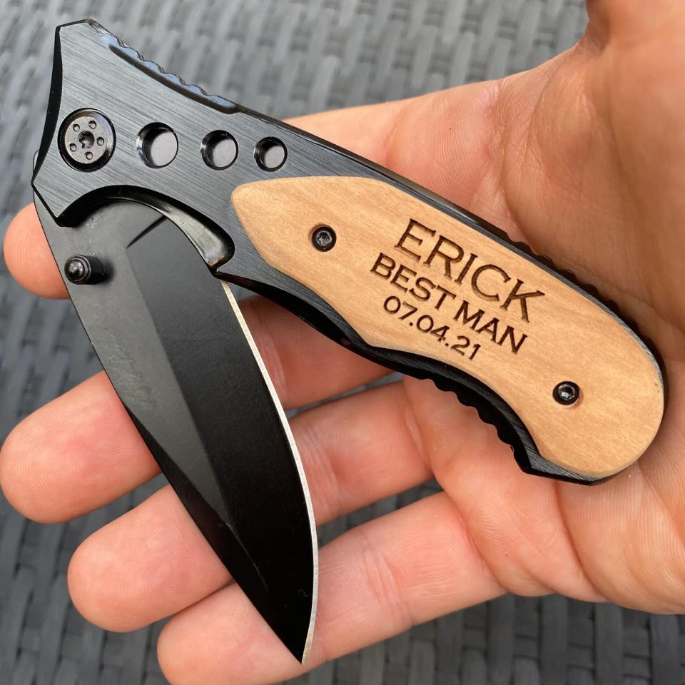 Custom Engraved Pocket Knife