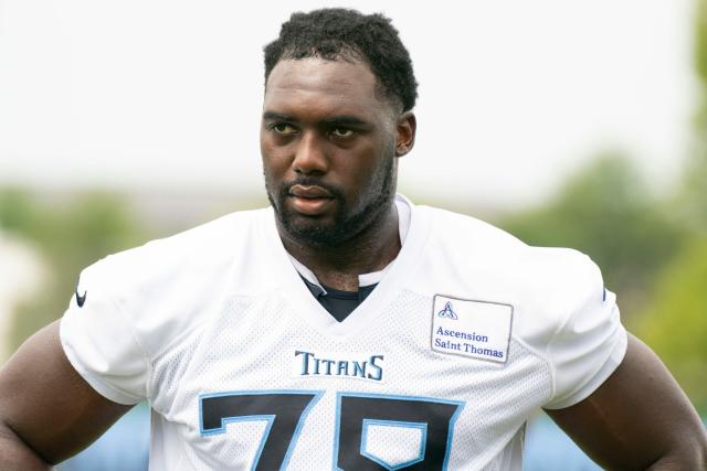 Titans OL Nicholas Petit-Frere Suspended for Six Games By the NFL for  Violating the League's Gambling Policy