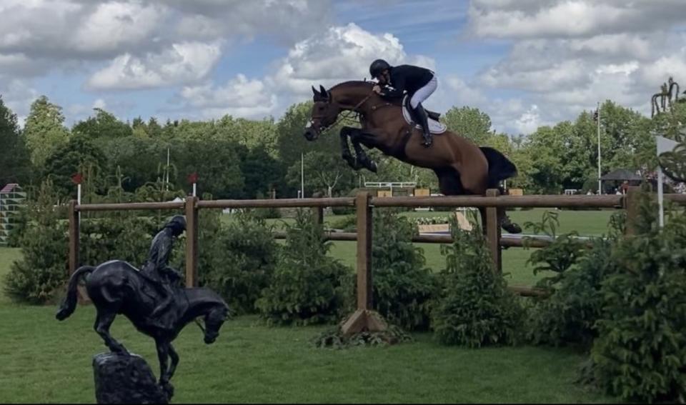 Irish Olympic show jumper Shane Breen claimed the showpiece Al Shira’aa Derby at Hickstead (photo: Clara Toney)