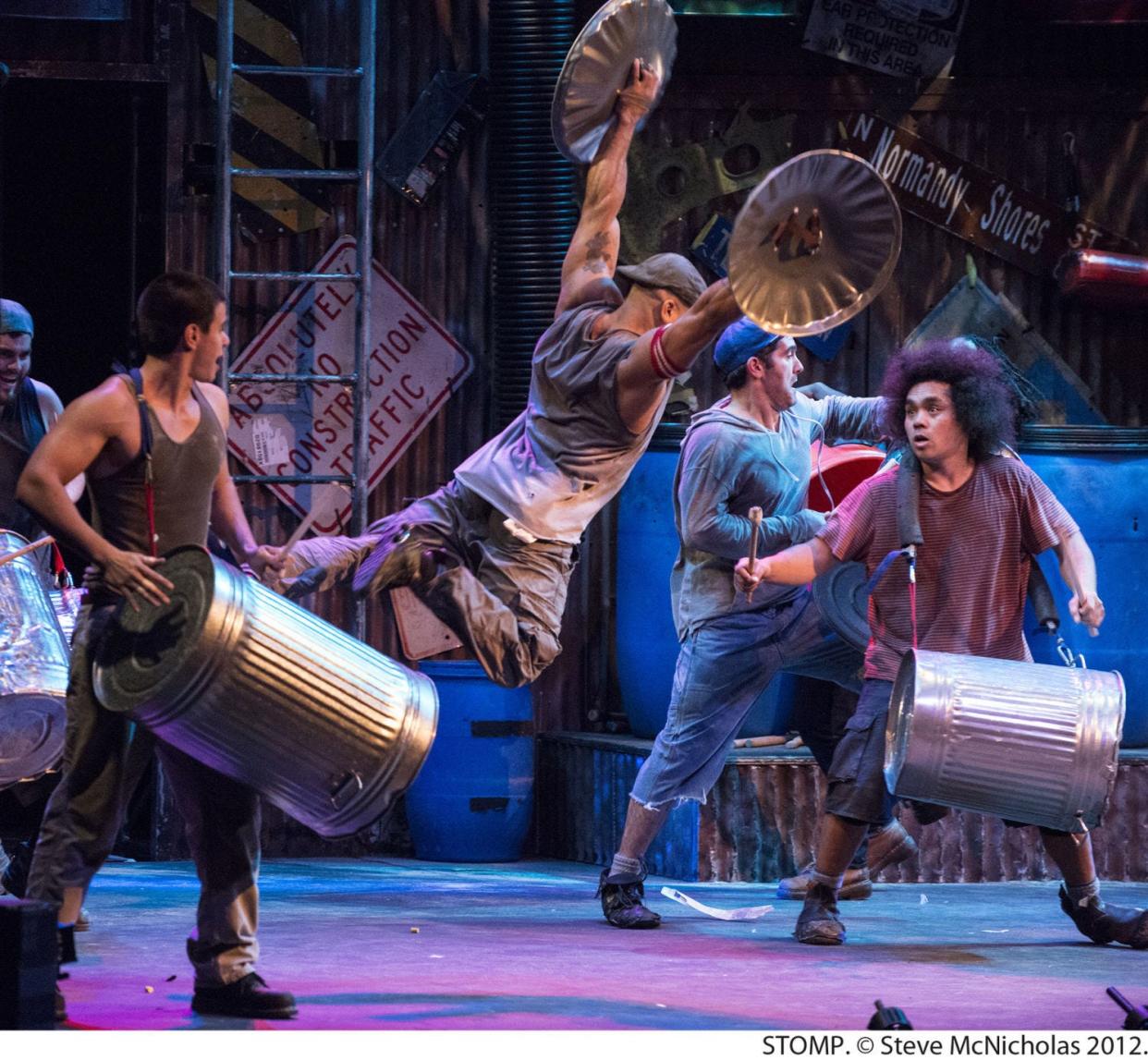 The national touring production of “Stomp” will be making noise in the Tennessee Theatre in May.