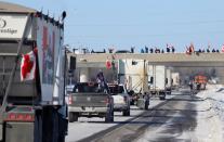 Truckers arrive in Ottawa to protest COVID-19 vaccine mandate