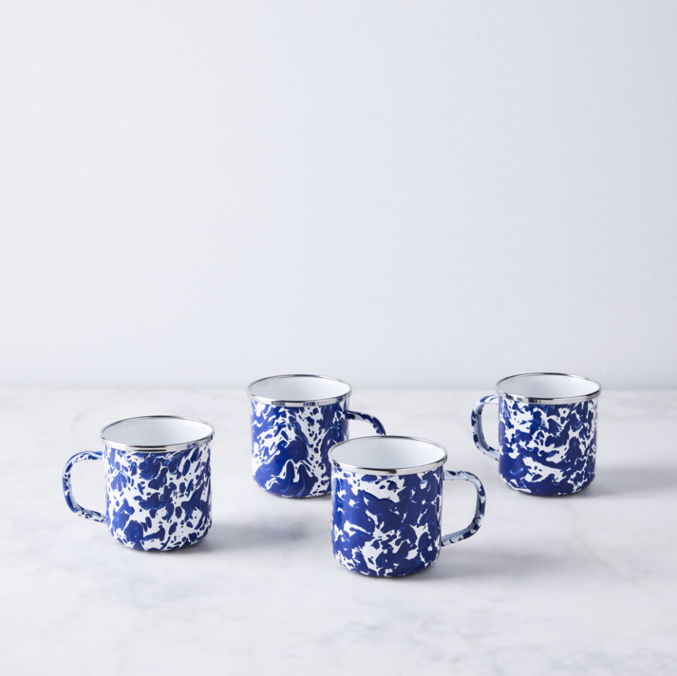 3) Enamel Mugs (Set of 4)