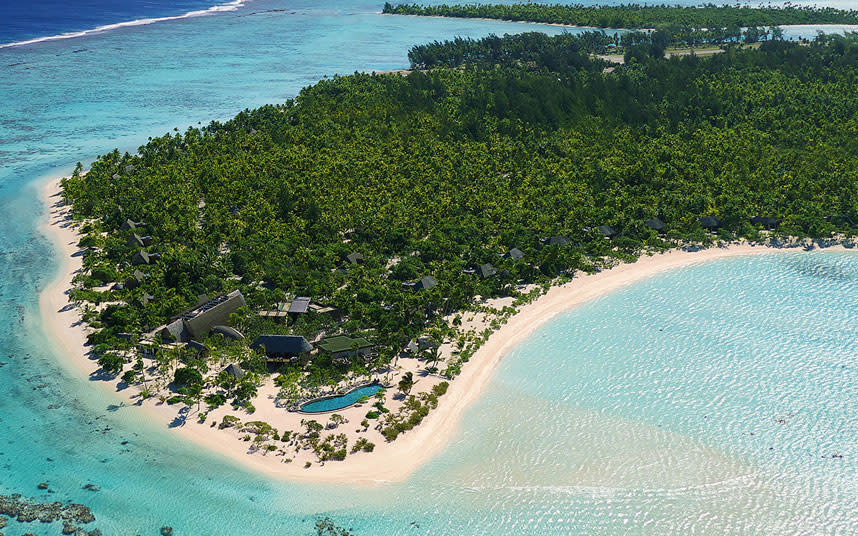 The 'Amazing Hotels' are believed to be staying at The Brando, a £9,000 per night hotel in French Polynesia.