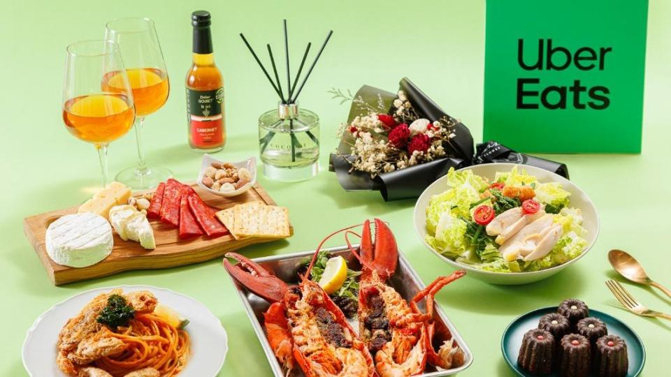 Uber Eats 針對七夕推出情人餐點精選。（圖／業者提供）