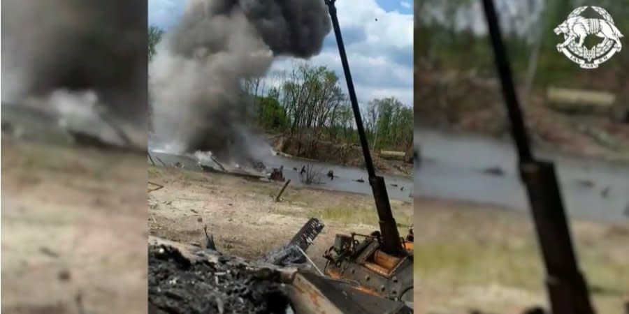 In the Luhansk Oblast, SSO fighters destroyed the pontoon bridge of the occupiers