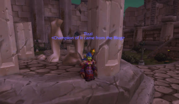 Tizzi in the Ruins of Lordaeron