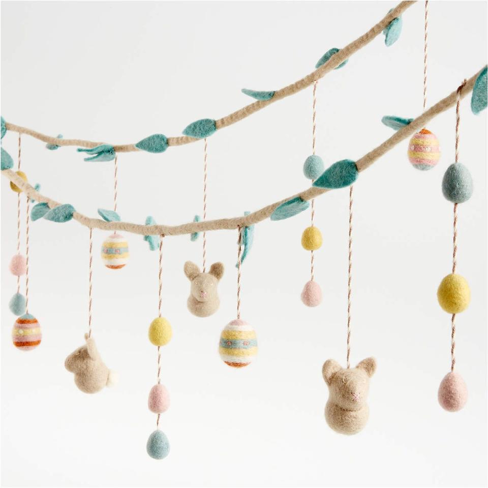 Spring Bunny Felt Garland