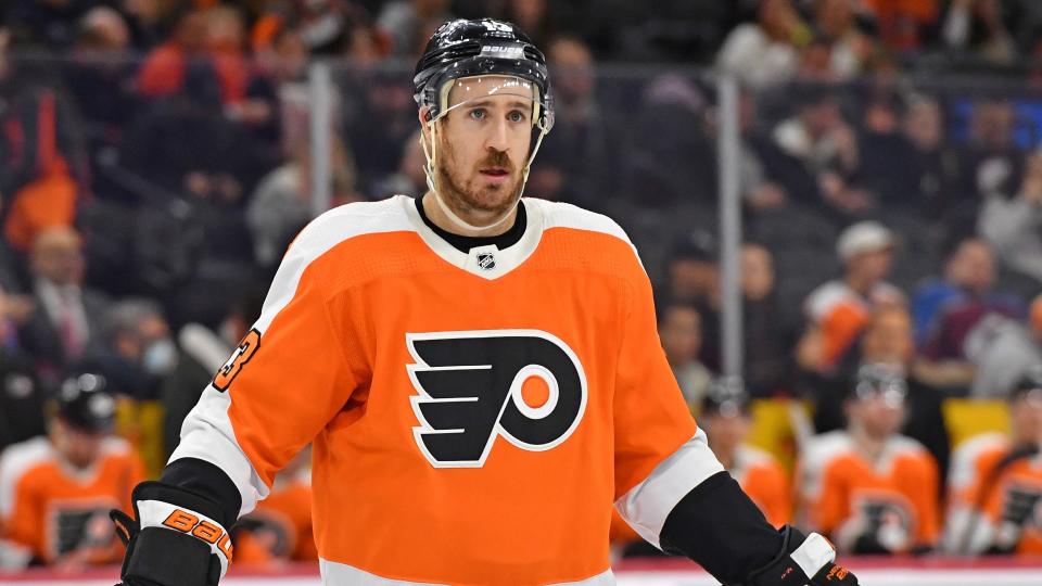 Despite being the Philadelphia Flyers leading scorer, Kevin Hayes has found himself in John Tortorella's doghouse on a few occasions this season. (Getty Images)