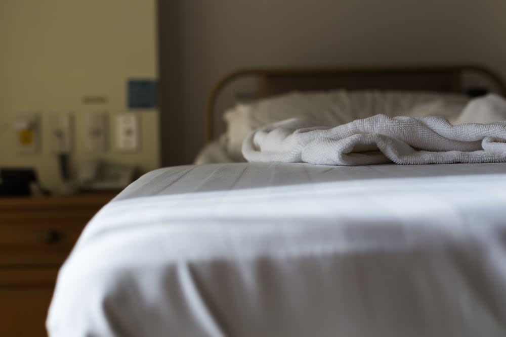 A stock image shows a care bed. An inspection report alleges a resident of a long-term care home was sexually abused by an employee. (Shutterstock - image credit)