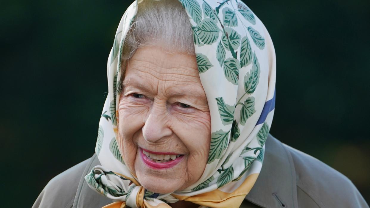  Queen Elizabeth's holiday habit revealed. Seen here is Queen Elizabeth at the Balmoral Estate Cricket Pavilion 