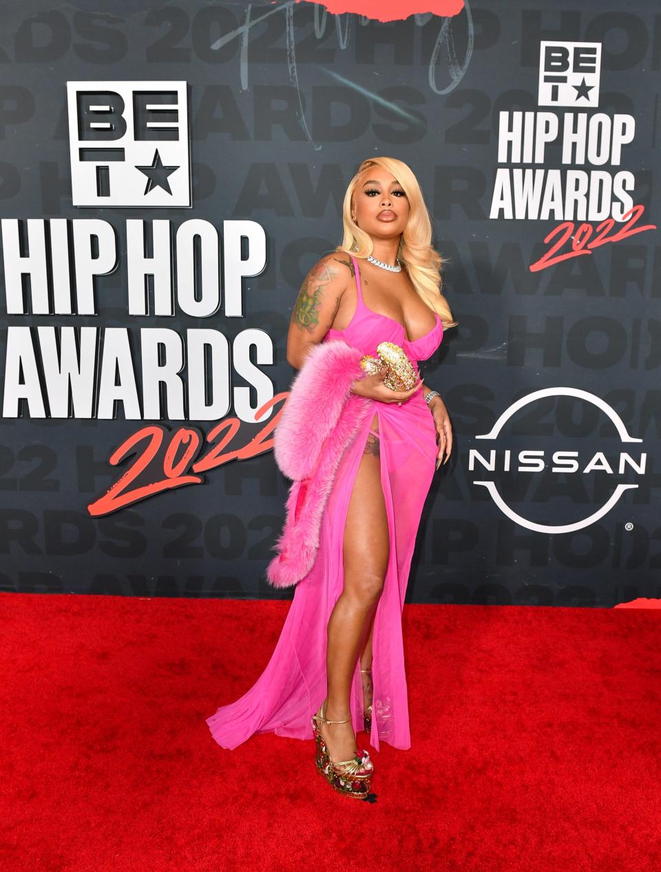 Dream Doll attends the 2022 BET Hip Hop Awards.