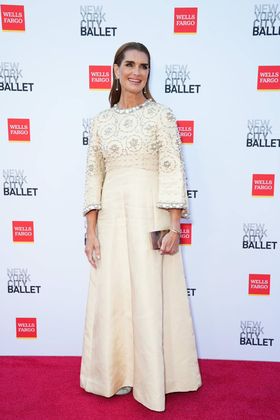 Brooke Shieltds a the New York City Ballet 2024 Fall Fashion Gala at Josie Robertson Plaza at Lincoln Center on Oct. 9. (Photo by Jared Siskin/Patrick McMullan via Getty Images)