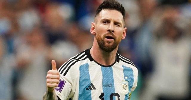 Lionel Messi of Argentina Credit: Alamy