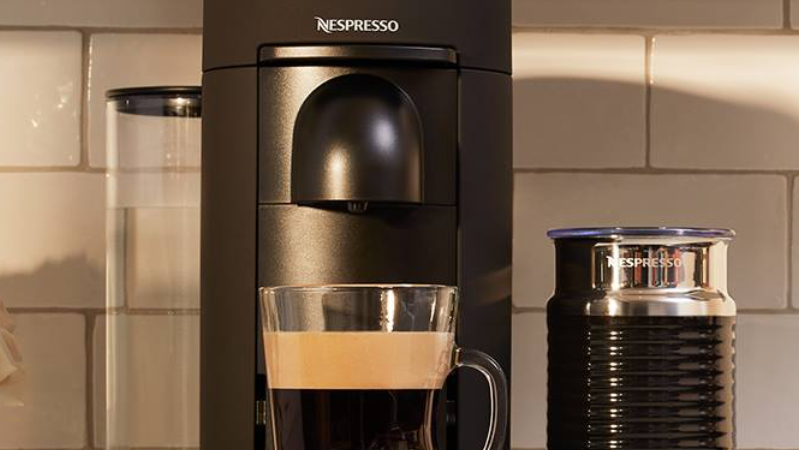 This machine makes a mean cup of joe.