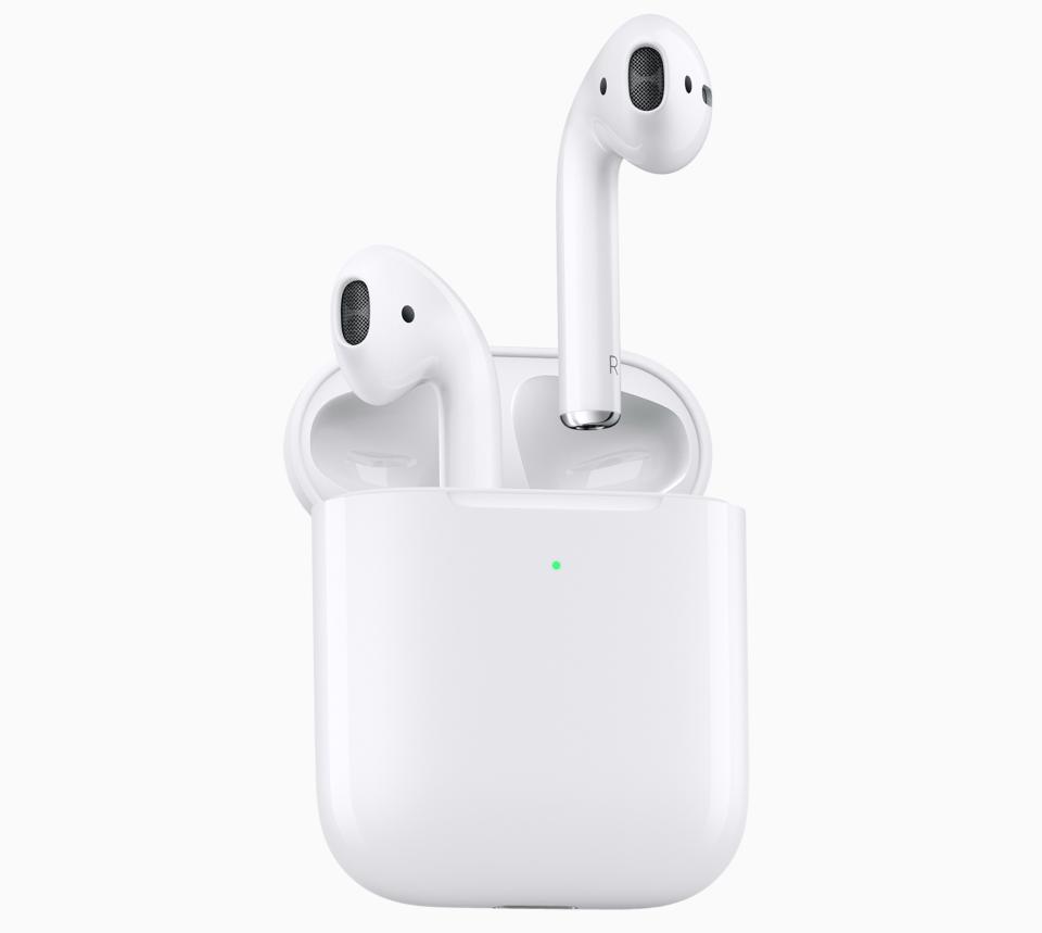 Apple's second-generation AirPods are every bit the must-have as their predecessors. But they don't give much reason to upgrade if you already have a pair. (Image: Apple)