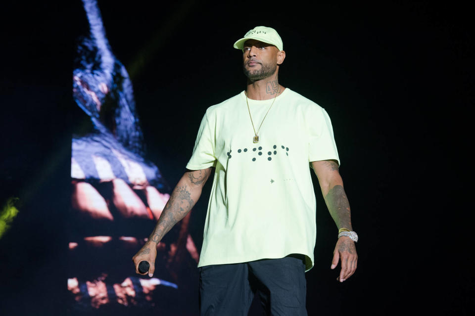 Maroc : Booba, accusé de sexime, voit son concert à Casablanca annulé (Photo de Booba en juin 2019)