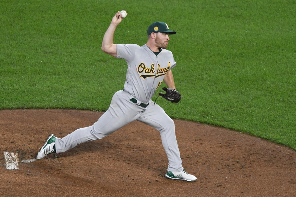 Though fans and Oakland natives may be upset about the Golden State Warriors' move to San Francisco, A's pitcher Liam Hendriks is happy to see them go.