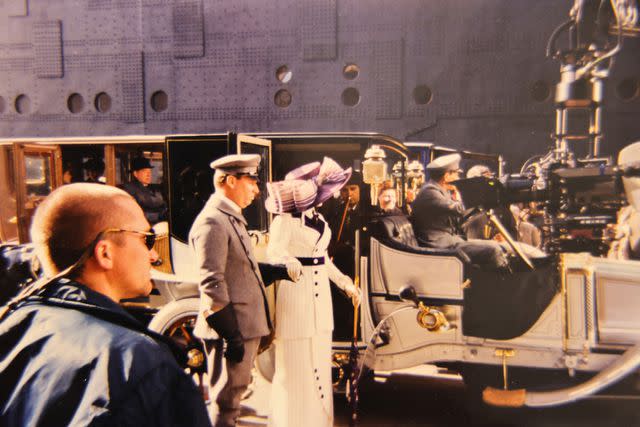 <p>BNPS/Henry Aldridge&Son/MEGA</p> Kate Winslet filming 'Titanic'