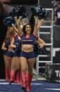 <p>The Houston Texans cheerleaders perform before an NFL football game Sunday, Nov. 27, 2016, in Houston. (AP Photo/Eric Christian Smith) </p>