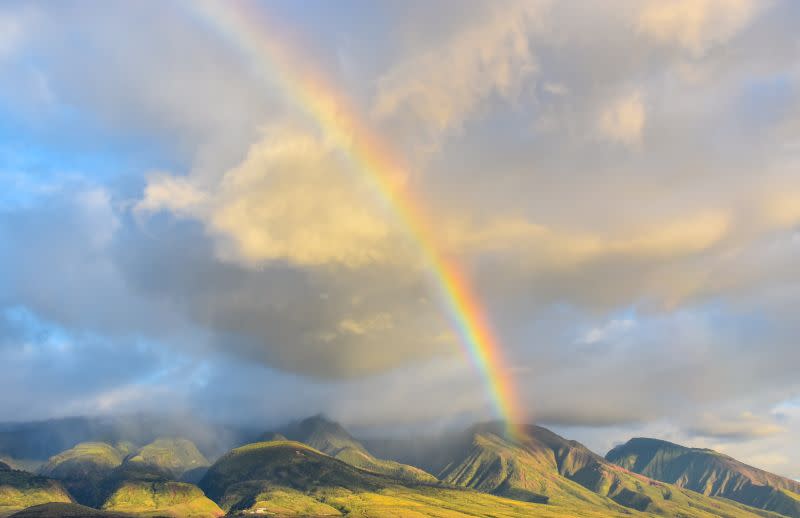 ▲網友發文稱，年輕人肯定都不知道彩虹台語怎麼唸。（示意圖／取自unsplash）