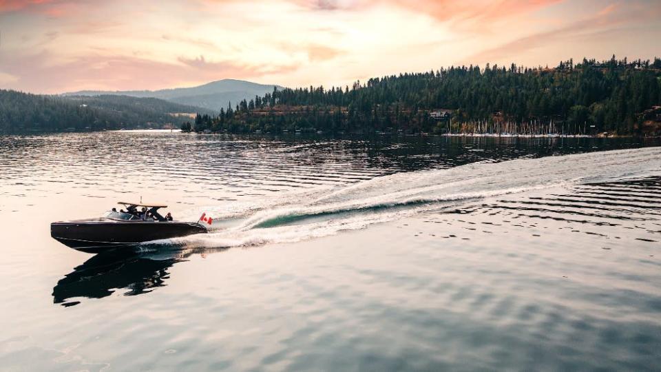 Model number one of the Steinway series should cut an impressive sight among Coeur d’Alene’s wooden boat community. - Credit: Courtesy Coeur Custom