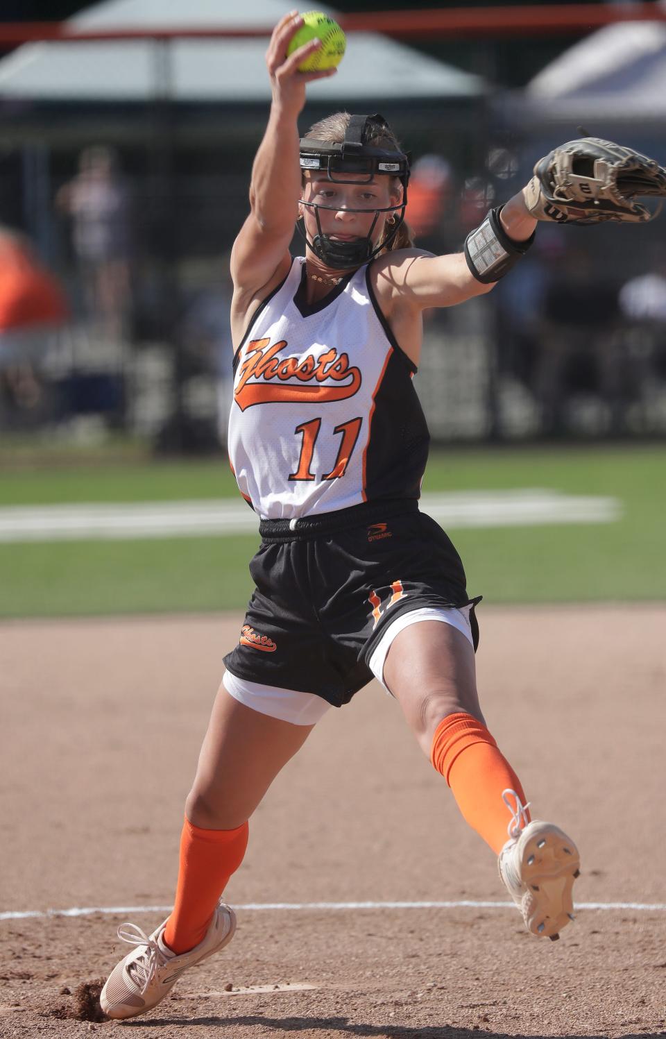 Kaukauna junior pitcher Karly Meredith helped lead the Ghosts to their third consecutive WIAA Division 1 state title last spring.
