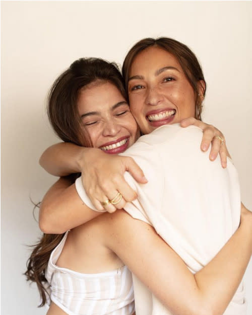 Sisters-in-law Anne and Solenn launched their babywear brand Tili Dahli in June