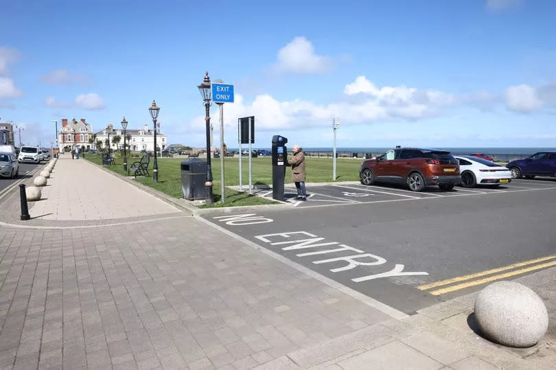 Terrace Green Car Park in Seaham, which is now pay and display.