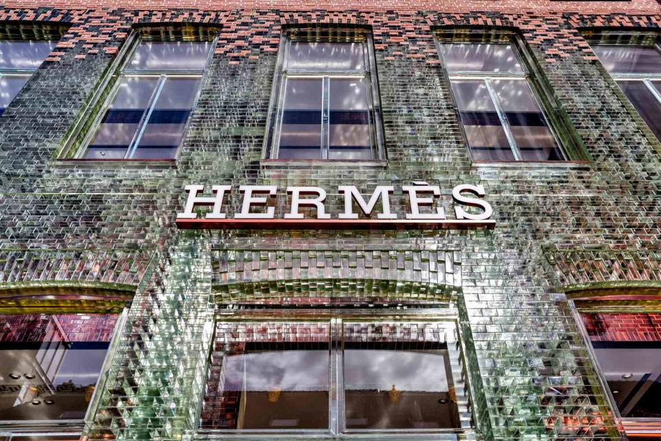 <p>Getty</p> Hermes storefront