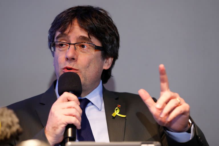 El expresidente de Cataluña, Carles Puigdemont