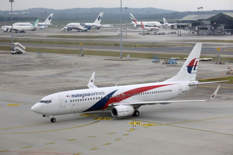 FILE PHOTO: A Malaysia Airlines Boeing 737 plane arrives at Kuala Lumpur International Airport in Sepang