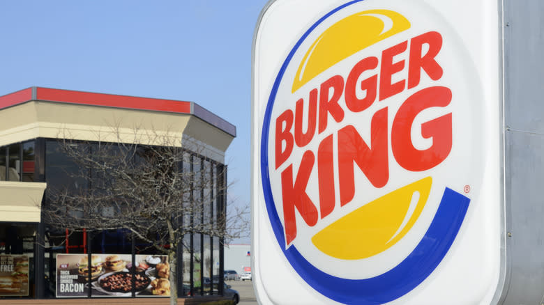 Burger King storefront and sign