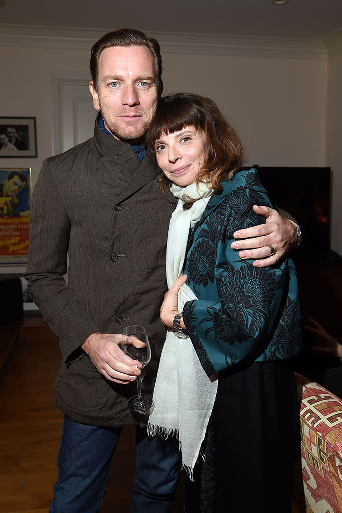 Ewan McGregor and Eve Mavrakis