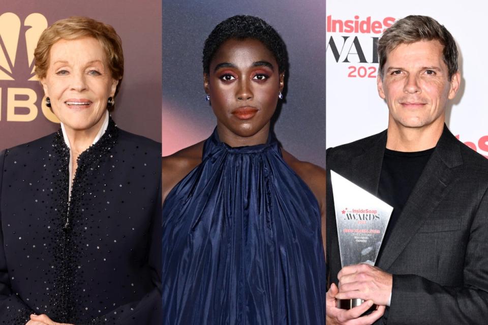 Julie Andrews, Lashana Lynch and Nigel Harman all attended ArtsEd (Getty)