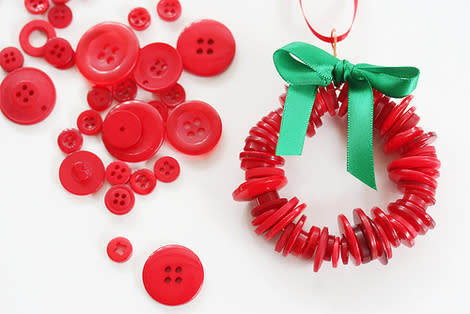 Button Wreath