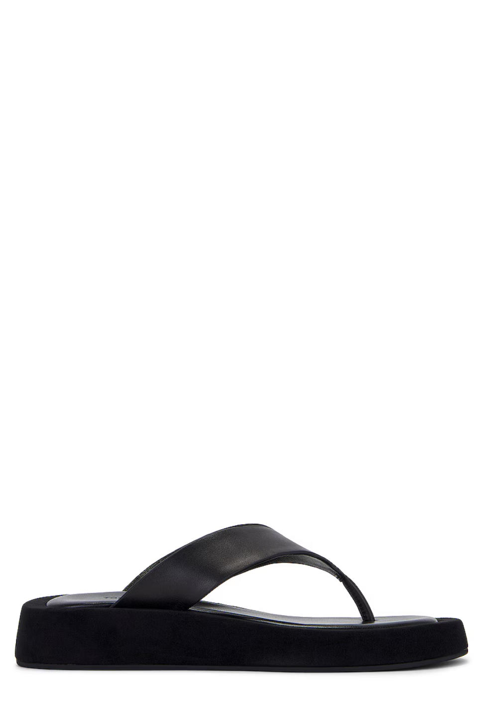 Tony Bianco black Ives Sandal on white background