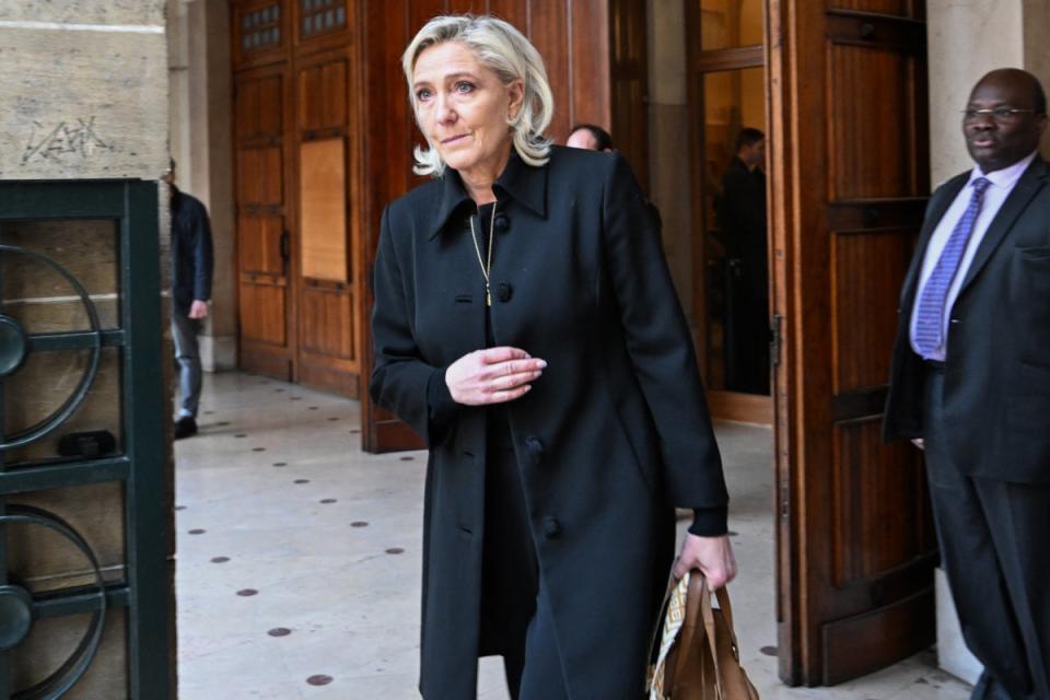 Macron is trying to head off the threat of the populist and popular politician Marine Le Pen (AFP via Getty Images)