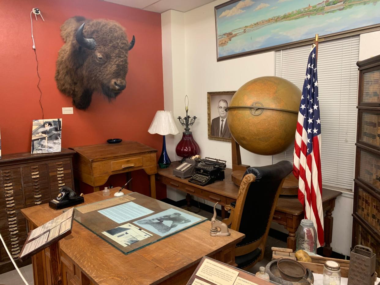 The Calhoun County Museum, among the best of its kind in Texas, includes artifacts from La Belle, a sunken ship from the La Salle expedition. Thanks to the county's financial support, the museum keeps regular hours five days a week, a rarity among small Texas institutions.