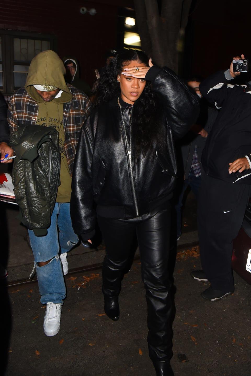 19) Rihanna and ASAP Rocky in New York, January 2022