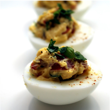 BLT Devilled Eggs