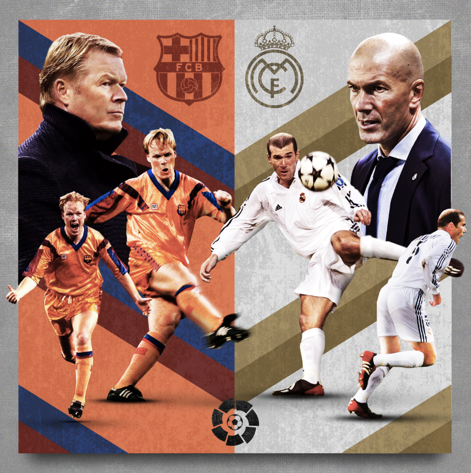 Koeman and Zidane face offLaLiga